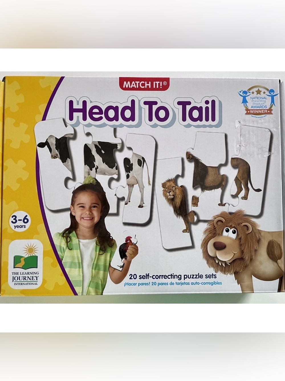 Match It Head To Tail Kids Puzzle 20 puzzle sets